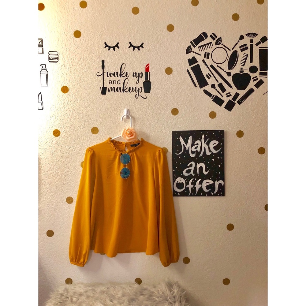 Forever 21 Mustard Color blouse